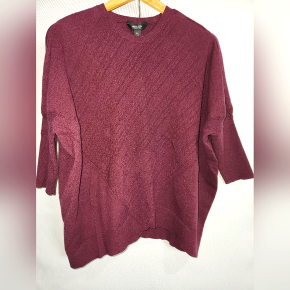 Vera Wang Simply Vera Purple Dolman sleeve sweater sz-M/L